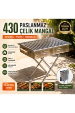 Canper Katlanır Ayaklı Paslanmaz Mangal