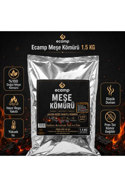 ECAMP Meşe Kömürü 1.5 KG