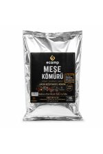 ECamp Doğal Meşe Mangal Kömürü Hazır Reşo Yakıtlı 1 KG x 10 Adet – Toplam 10 KG - Görsel 2