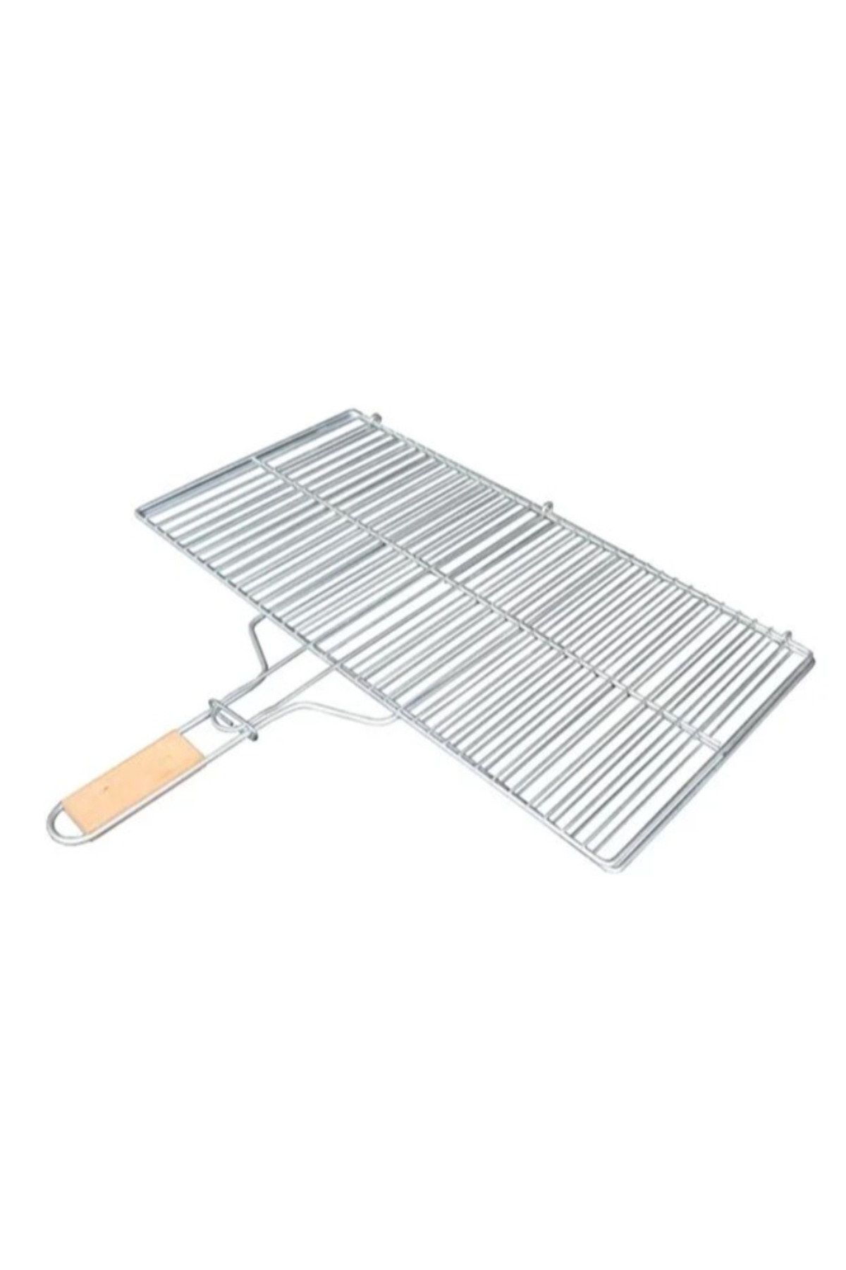 mangal_izgara_1 Büyük Boy Mangal Izgarası 50×30 cm – Ahşap Saplı - Görsel 1