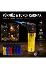 Pürmüz Başlıklı Çakmak – Tekrar Doldurulabilir, Ayakta Duran - Görsel 3